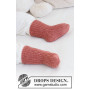 Rosy Cheeks Socks by DROPS Design - Baby Socks Knitting Pattern Size 0 months - 4 years