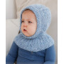Chilly Day Balaclava by DROPS Design - Knitted Baby Balaclava Pattern Size 0 months - 4 years