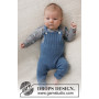 Afternoon Playdate by DROPS Design - Knitted Baby Jumpsuit Pattern size Premature - 4 years