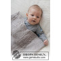 Cosy Twists by DROPS Design - Knitted Baby Blanket 65-80 cm