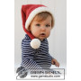 Sleepy Santa Hat by DROPS Design - Knitted Baby Christmas Hat size 1 months - 2 years