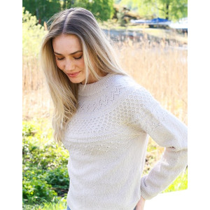 Miss Summerbee Sweater by DROPS Design - Knitted Jumper Pattern Sizes S - XXXL