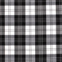 Gabardine w/checkered 150cm 004 Black and White large checkered pattern - 50cm