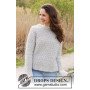 Northern Mermaid Sweater by DROPS Design - Knitted Jumper Pattern Sizes XS - XXXL