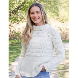 Misty Lines by DROPS Design - Knitted Jumper Pattern Sizes S - XXXL