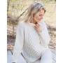 Cream Wafer by DROPS Design - Knitted Jumper Pattern Sizes S - XXXL