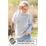 Early Moorning Mist by DROPS Design - Knitted Jumper Pattern Sizes S - XXXL