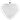 Flat Glass Heart, H: 7,8 cm, W: 9 cm, thickness 2,1 cm, 6 pc/ 1 box