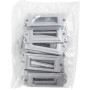 Archive Fittings, silver, size 22x60 mm, 40 pc/ 1 pack