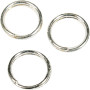 Split Ring, silver-plated, D 5 mm, 300 pc/ 1 pack