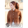 Spice Market Cardigan by DROPS Design - Knitted Jacket Pattern Size S - XXXL