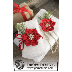 It's A Wrap! by DROPS Design - Crochet Flowers Pattern