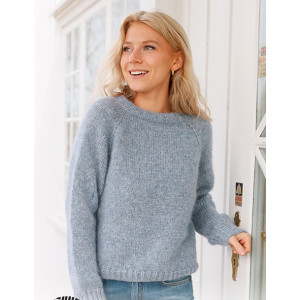 Foggy Autumn by DROPS Design - Knitted Jumper Pattern Sizes S - XXXL