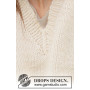 Country Cream by DROPS Design - Knitted Jumper Pattern Sizes S - XXXL