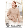 Travellers Rest by DROPS Design - Knitted Jumper Pattern Sizes S - XXXL