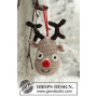 Rudolf by DROPS Design - Crochet Christmas Reindeer Pattern 14 cm