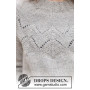 Silver Diamond by DROPS Design - Knitted Jumper Pattern Sizes S - XXXL