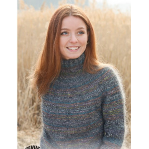 Sherwood Forest by DROPS Design - Knitted Jumper Pattern Sizes XS - XXL