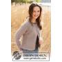 Autumn in the Air Cardigan by DROPS Design - Knitted Jacket Pattern Size S - XXXL