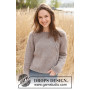 Autumn in the Air by DROPS Design - Knitted Jumper Pattern Sizes S - XXXL