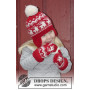 Prancing Around by DROPS Design - Knitted Set with Hat, Mittens and Neck Warmer Pattern 3-14 years
