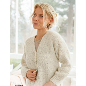 Snuggly Hug by DROPS Design - Knitted Jacket Pattern Size XS - XXL