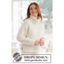 Snow Kiss by DROPS Design - Knitted Jumper Pattern Sizes XS - XXL