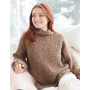 Walnut Wonder by DROPS Design - Knitted Jumper Pattern Sizes S - XXXL