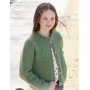 Fresh Lime Jacket by DROPS Design - Knitted Jacket Pattern Sizes 2-12 years