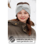 Winter Smiles Headband by DROPS Design - Knitted Head band Pattern Sizes 2-12 years