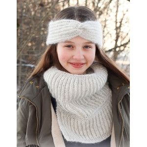Winter Companions by DROPS Design - Headband and Neck Knitting pattern size 2-12 years