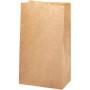 Paper Bag, brown, size 9x15 cm, H: 27 cm, 50 g, 100 pc/ 1 pack