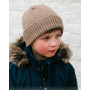 Autumn Acorn by DROPS Design - Knitted Hat Pattern Sizes 2-12 years