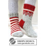 Twinkle Toes by DROPS Design 4 - Knitted Socks Grey Pattern size 22 - 43
