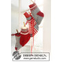 Advents Socks by DROPS Design - Knitted Christmas Stockings Pattern