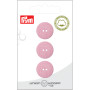 Prym Fabric Button Pink 18mm - 3 pcs