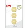 Prym Fabric Button Yellow 18mm - 3 pcs