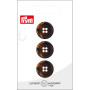 Prym Plastic Button Dark Brown 18mm - 3 pcs