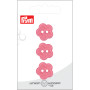 Prym Plastic Button Flower Pink 18mm - 3 pcs
