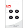 Prym Plastic Button Black 12mm - 4 pcs