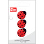 Prym Plastic Button Ladybug 18mm - 3 pcs