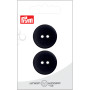 Prym Flat Plastic Button Flat Black 25mm - 2 pcs