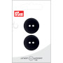 Prym Flat Plastic Button Flat Black 23mm - 2 pcs