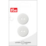 Prym Flat Plastic Button White 23mm - 2 pcs