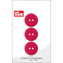 Prym Flat Plastic Button Pink 20mm - 3 pcs