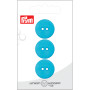 Prym Flat Plastic Button Turquoise 20mm - 3 pcs