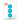 Prym Flat Plastic Button Turquoise 20mm - 3 pcs