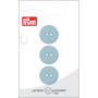 Prym Flat Plastic Button Light Blue 18mm - 3 pcs