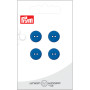 Prym Flat Plastic Button Blue 12mm - 4 pcs