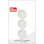Prym Plastic Button White 20mm - 3 pcs